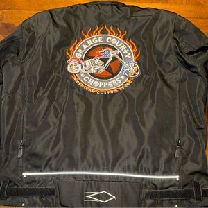 Powertrip Orange County Choppers Black Padded Motorcycle jacket Men’s 2XL